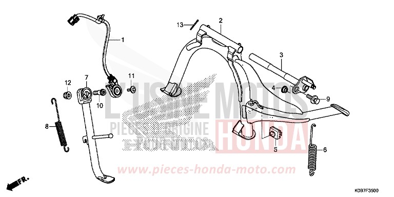 STAENDER von Forza 300 PEARL NIGHTSTAR BLACK (NHA84) von 2019